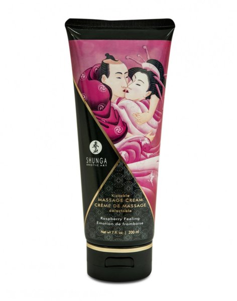 SHUNGA - RASPBERRY MASSAGE CREAM 200 ML