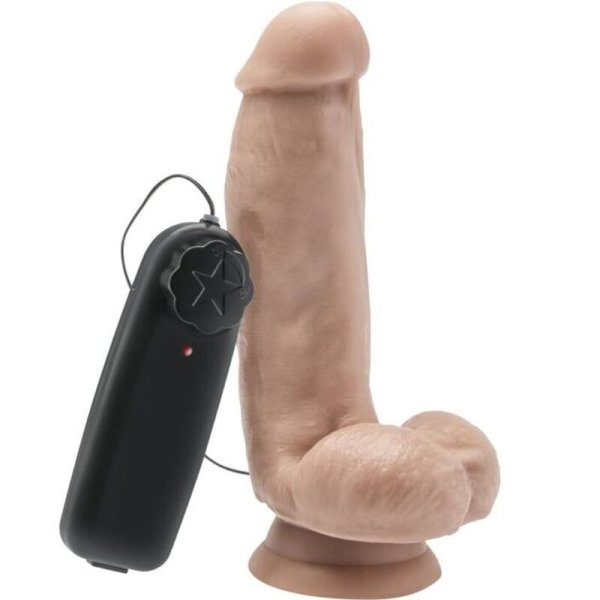 WERDEN SIE REAL - DILDO 12 CM MIT KUGELN VIBRATOR HAUT