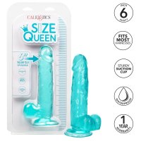 CALEX GRÖSSE QUEEN DILDO - BLAU 15.3 CM