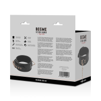 BEGME - BLACK EDITION PREMIUM VEGANER LEDERHALSBAND