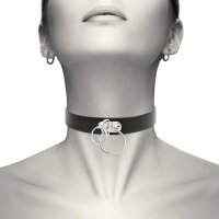 COQUETTE CHIC DESIRE - DOPPELRING-Halsband aus veganem Leder