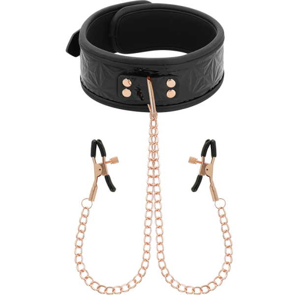 BEGME - BLACK EDITION HALSBAND MIT NIPPELKLEMMEN