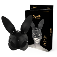 COQUETTE CHIC DESIRE - VEGANE LEDERMASKE MIT HASENOHREN