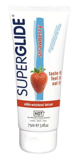 HOT Superglide waterbased strawberry 75ml