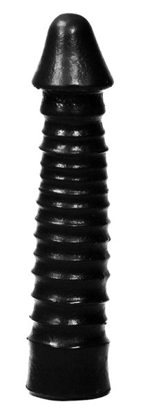 ALL BLACK Ripple-Penis-Dildo 26cm lang, 30,00