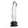 Pleasure Crystals 7.6" Glass Dildo Silicone Base