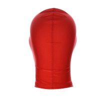 Red BDSM Hood Mouth Only