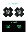 Nippel Patches Kreuz Fluoreszierend